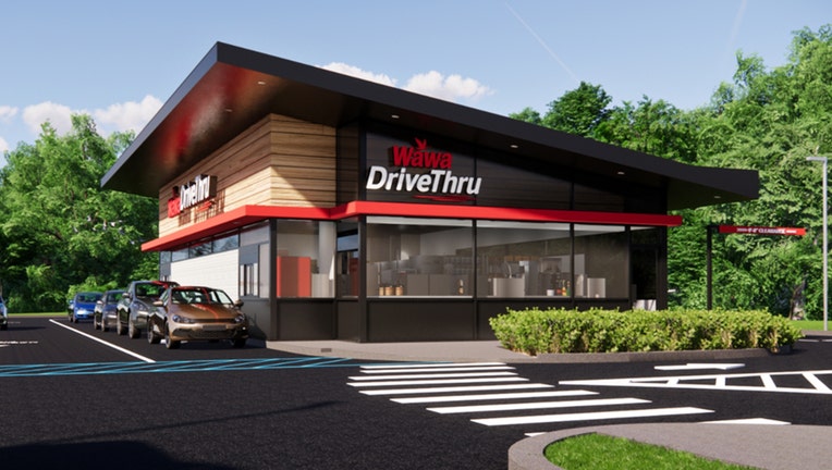 Wawa Freestanding Drive Thru Image