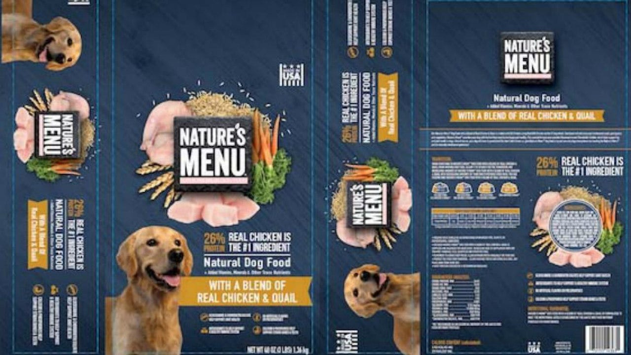 Dog food recalled over salmonella concerns: FDA
