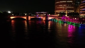 City of Tampa turns downtown bridges into works of art with lights