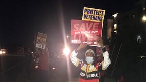 'Human lives over profit:' VA nurses in Tampa protest workplace safety hazards