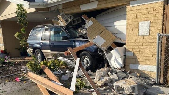 SUV crashes into occupied Port Richey home