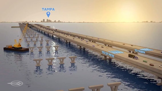 Governor touts benefits of planned Howard Frankland project