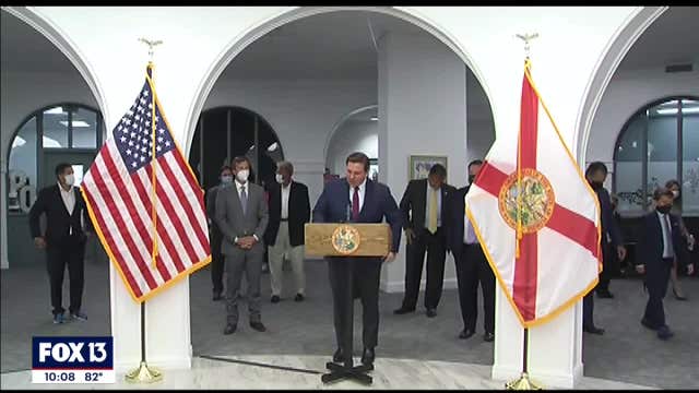 DeSantis: State's COVID-19 numbers headed in the right direction