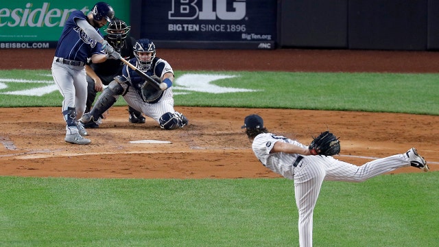 Rays beat Yanks 4-2; Cole's streak intact after ND