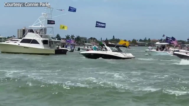 Organizers hope to set record with pro-Trump boat parade