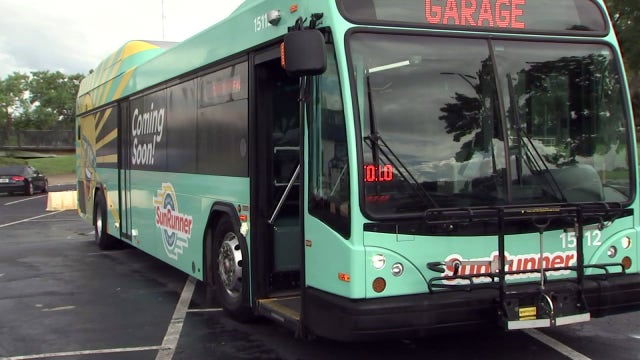 Dedicated buses will ferry beachgoers to and from St. Pete -- and maybe further
