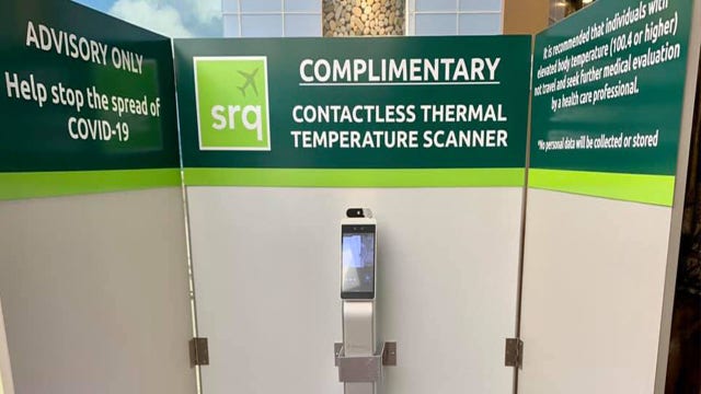 New temperature scanners arrive at Sarasota-Bradenton International Airport