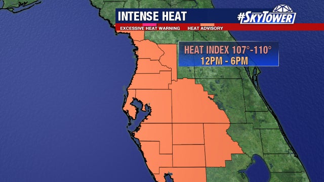 Heat advisory issued for second day in a row