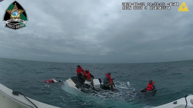 Fishermen rescued two hours after mayday call 15 miles off Pasco County