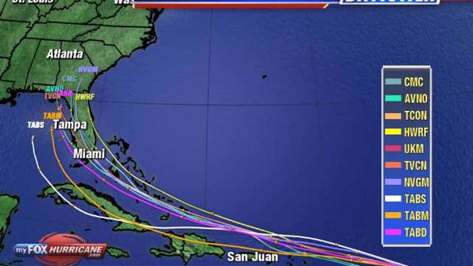 Tropical Depression 13 Expected To Become Laura Soon Moving Toward Florida