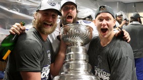 Bubbly in the bubble: Photos from the Tampa Bay Lightning's Stanley Cup celebration