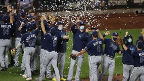 Rays beat Mets, clinch 1st AL East title in 10 years