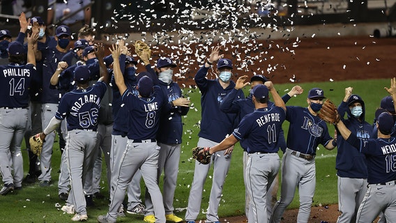 Rays beat Mets, clinch 1st AL East title in 10 years