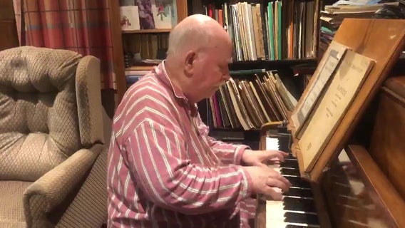 Father with dementia can still improvise and compose beautiful music, son's video shows