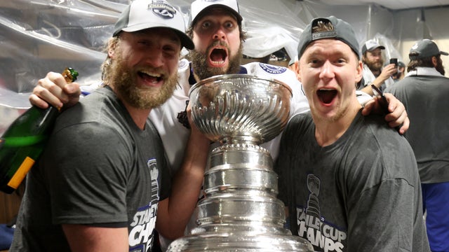 Bubbly in the bubble: Photos from the Tampa Bay Lightning's Stanley Cup celebration