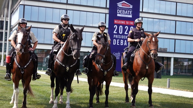 Cleveland businesses boarding up in preparation for rioters ahead of presidential debate