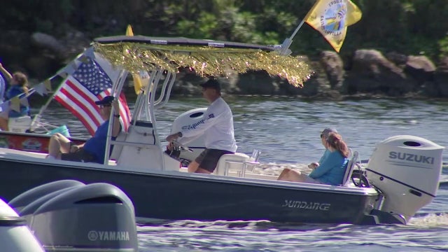 ‘Sail-ute’ flotilla draws attention to childhood cancer