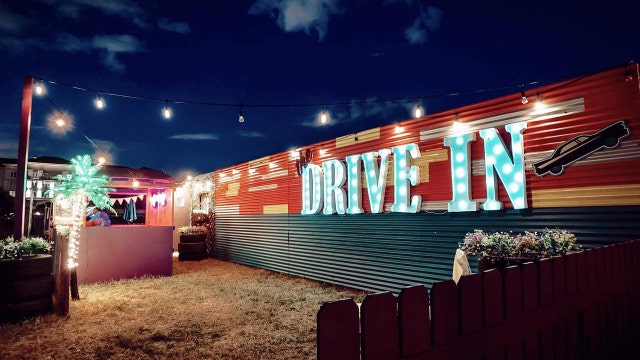 Drive-in theater opens at Armature Works, for a limited time