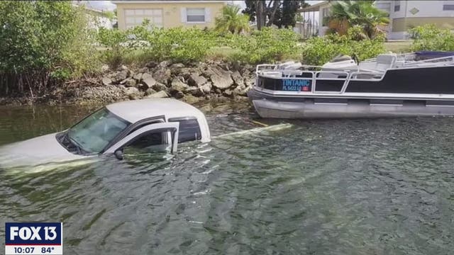 Slippery Hudson boat ramp leaves injuries, totaled vehicles in its wake