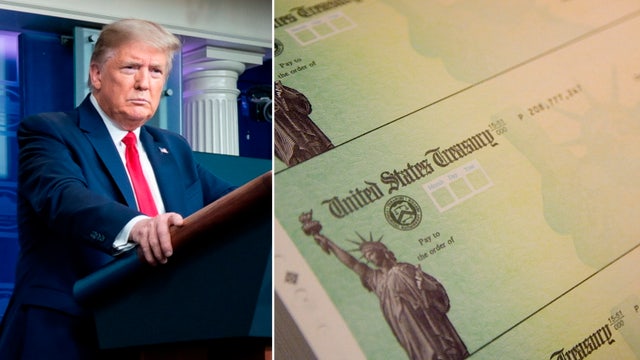 Trump floats using extra $300B in coronavirus relief aid for second stimulus check