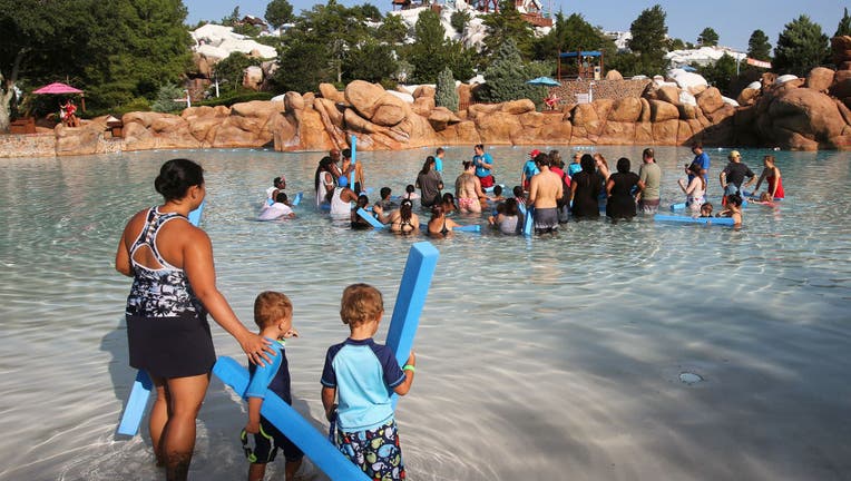 The Worlds Largest Swimming Lesson at Disney's Blizzard Beach