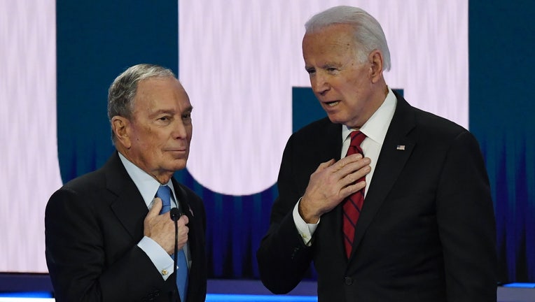 Mike Bloomberg and Joe Biden