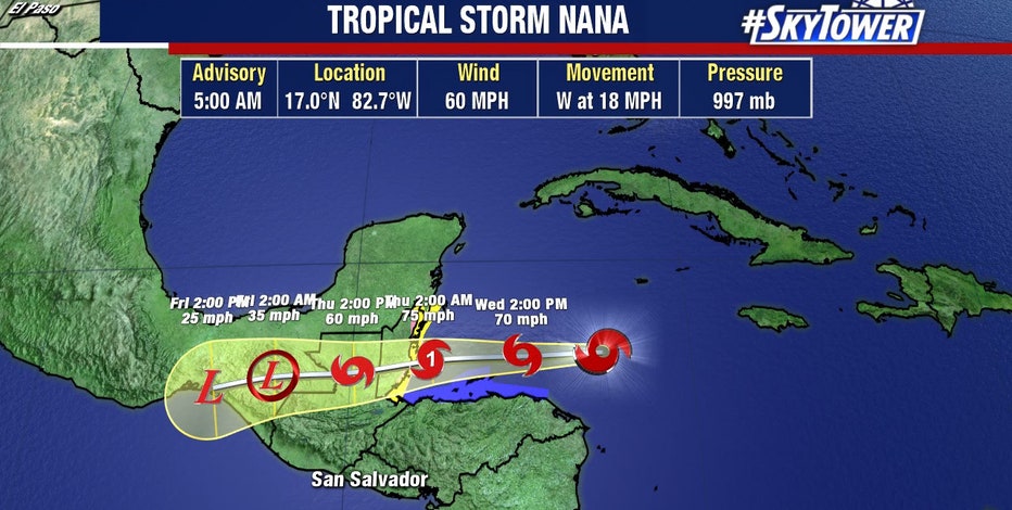 Ts Nana Expected To Become Hurricane As Ts Omar Moves Away From U S