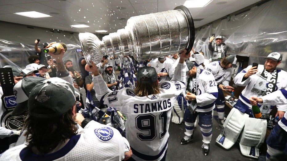 Bubbly In The Bubble Photos From The Tampa Bay Lightnings Stanley Cup