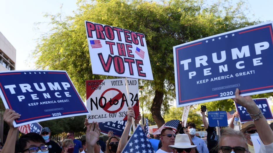 Nevada Republicans Protest Mail-In Voting Bill In Las Vegas