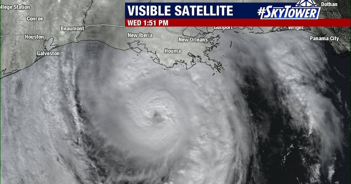 Hurricane Zeta strengthens to Category 2 as it arrives in Louisiana ...