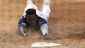 Rays' Arozarena slugs into WS history, stumbles into October lore