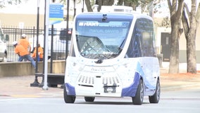 Tampa's first autonomous shuttle begins operating in downtown area