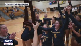 Junior varsity volleyball quad wins district title for quarantined varsity team