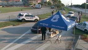 Tampa police hold first drive-through National Night Out