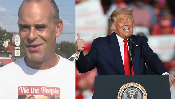 People start lining up for President Trump's Friday rally in Florida