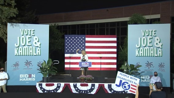 Jill Biden brings hopeful message to St. Pete ahead of early voting: 'We will build a better nation'
