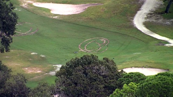 Vandal drives around Clearwater golf course, damaging fairways