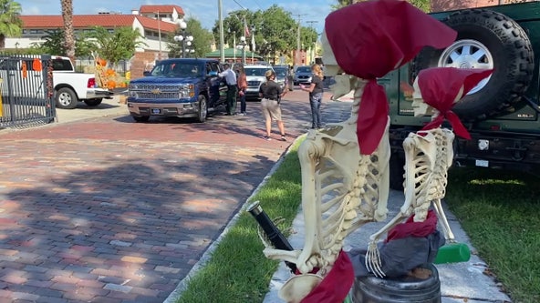 HCSO turns annual pumpkin patch into drive-thru Halloween celebration