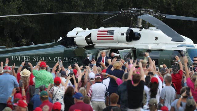 President Trump holds campaign rally in The Villages