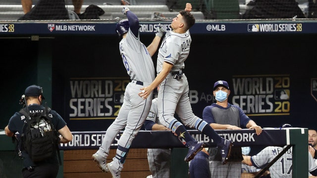 Lowe homers twice, Rays hold off Dodgers 6-4 to even Series
