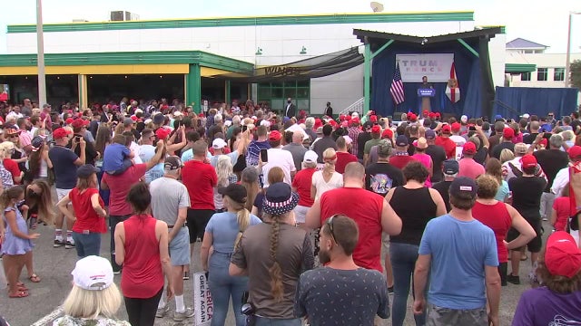 Donald Trump Jr. energized crowd of hundreds of supporters in Clearwater