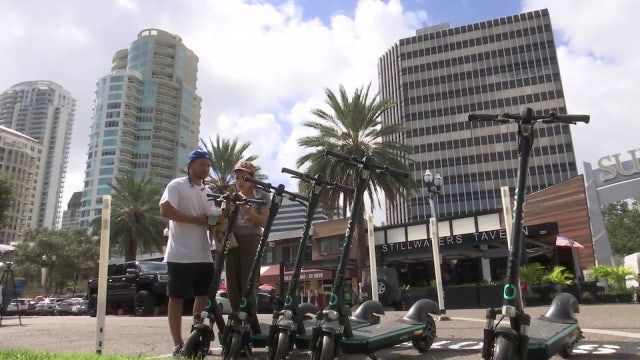E-scooter share program officially begins in St. Petersburg