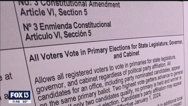 Florida Amendment 3 explained: Eliminating parties from primaries