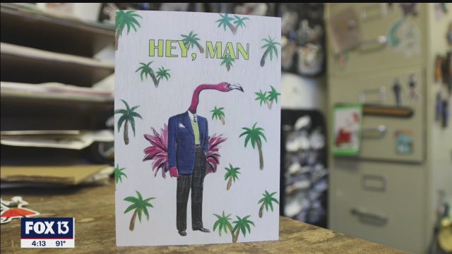 Pinellas artist's unique collages is one for animal lovers