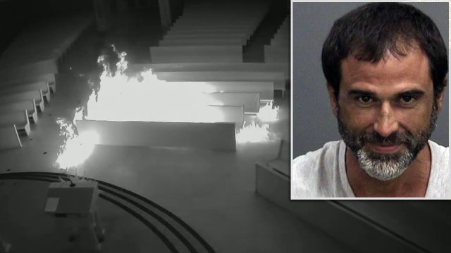 Accused church arsonist identified as jailed shoplifting suspect