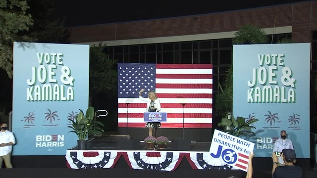 Jill Biden brings hopeful message to St. Pete ahead of early voting: 'We will build a better nation'