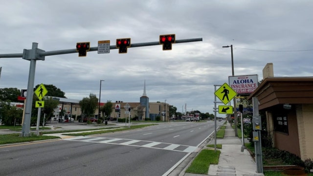 New pedestrian beacons installed on Park Boulevard