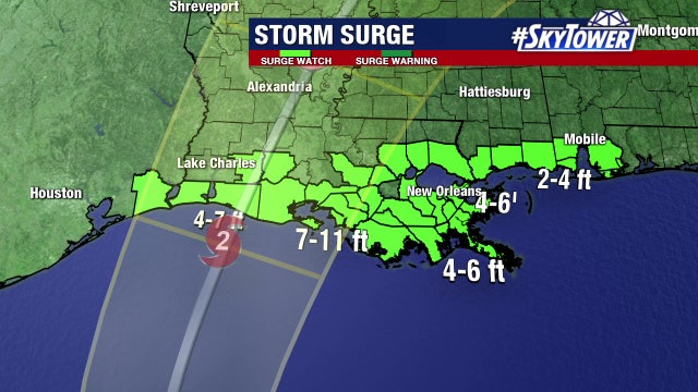 Hurricane Delta to re-strengthen; watches issued for Gulf Coast