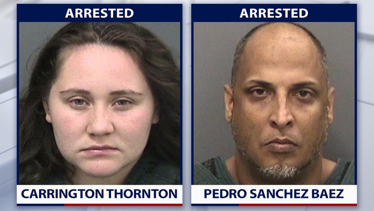 Carrington Thornton and Pedro David Sanchez Baez mugshots 