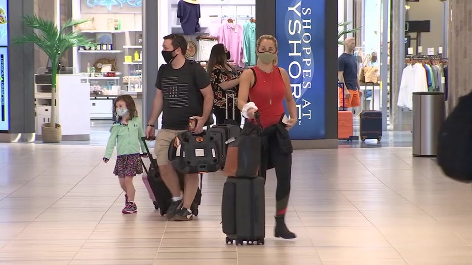 Travelers at TPA